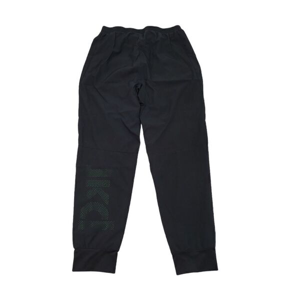 NEW Jaked Training Joggers with Logo Mesh Calf in Black/Green Size Medium - Picture 2 of 10